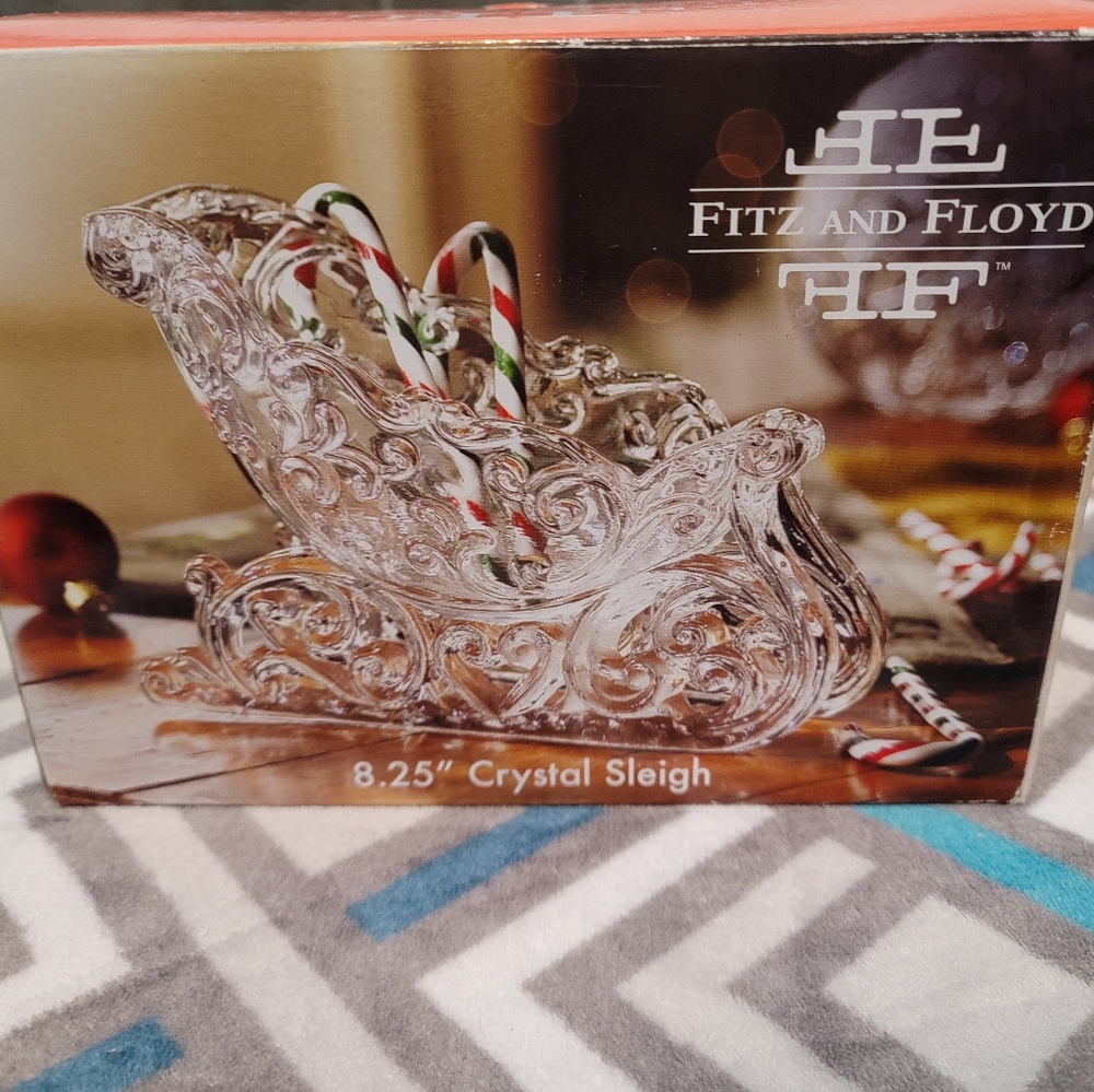 Fitz and Floyd Crystal Sleigh